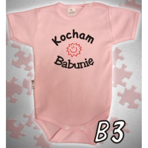 Kocham Babunię - body dziecięce B3