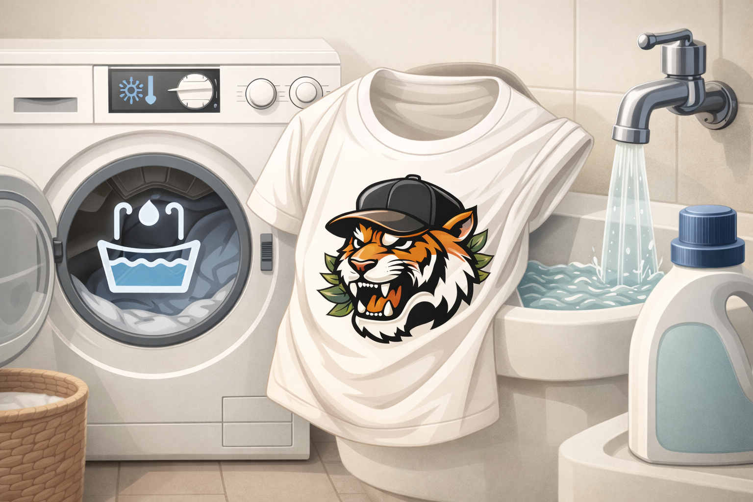 Jak prać koszulki z nadrukiem, aby zachowały jakość i kolory