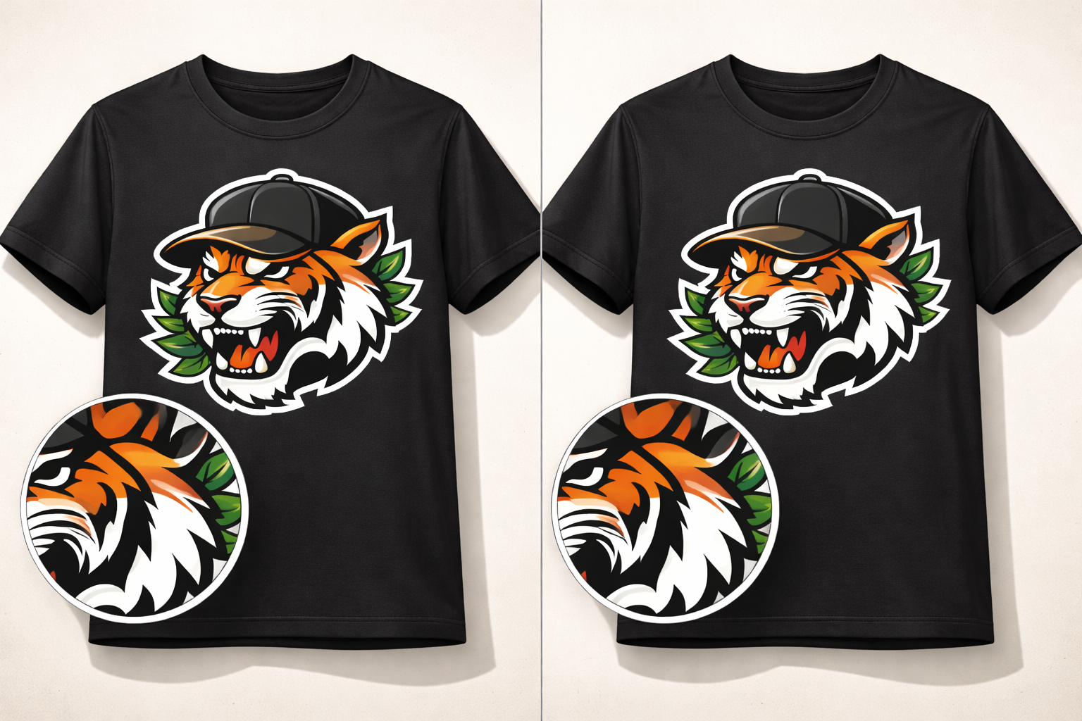 Plik wektorowy a PNG – różnice w jakości nadruku na koszulce