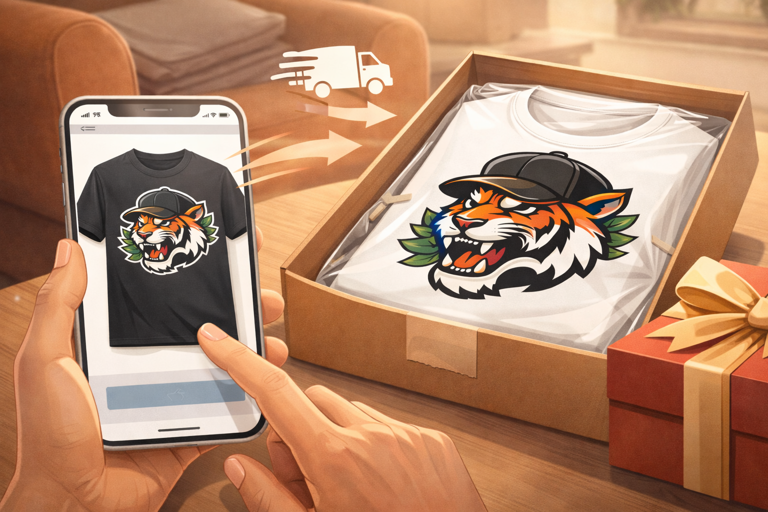 Prezent last minute – szybkie zamówienie koszulki z nadrukiem