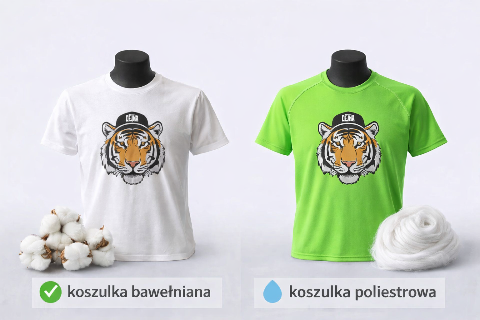 Bawełna a poliester różnice w użyteczności